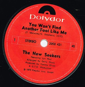 The New Seekers - You Won't Find Another Fool Like Me