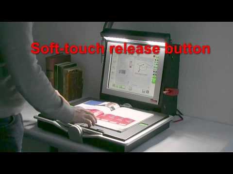 Entry-Level Self-Service Book Scanner book2net Spirit Advance A3+ for Libraries and Archives