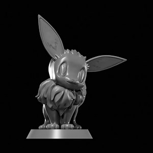 Pokemon Eevee STL File for 3D Printing - Etsy