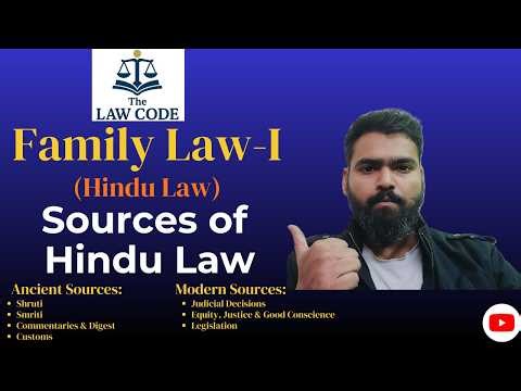 1. Sources of Hindu Law Explained | Ancient & Modern Sources
