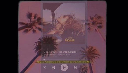 Hailee Steinfeld - Coast (feat. Anderson .Paak) (Official Lyric Video)