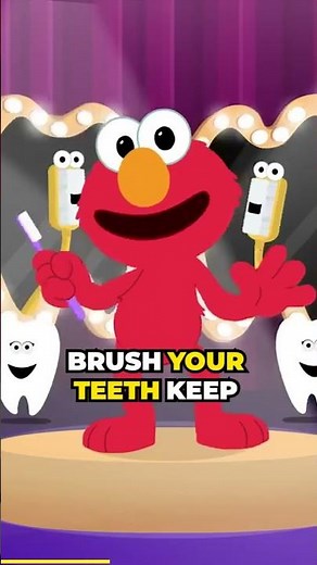 Sesame Street - Brush your Teeth Song! #shorts #kidsvideo #sesamestreet
