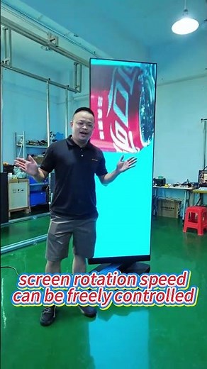 Next-Gen Rotating LED Display: Double-Sided, Waterproof & Speed-Controlled #ledinnovation