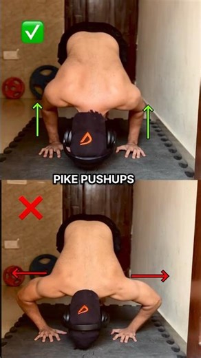 Pike Push-Ups Form Mistake ❌