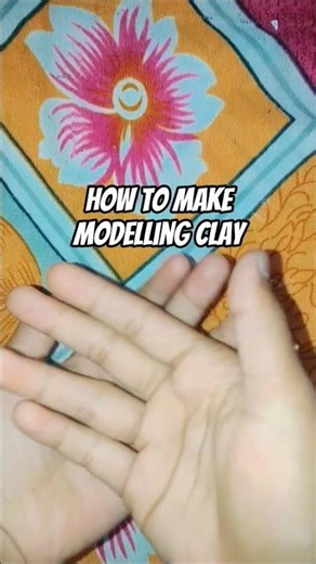 how to make modelling clay#