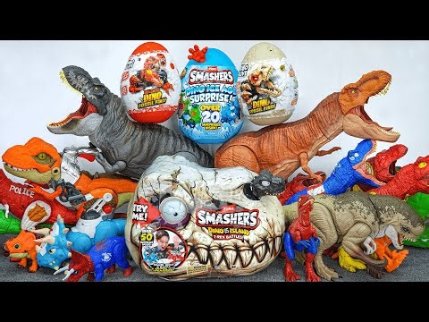 Jurassic World Unboxing Review | Big Trex Brachiosaurus Smasher Dino Indominus Rex Indoraptor | ASMR