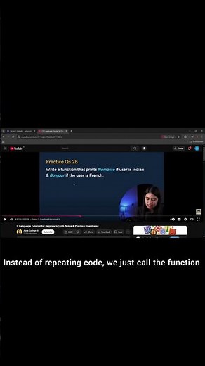 :🚀 Day 5: Mastering Functions | 10 Days of Coding Challenge #shorts #codeeveryday