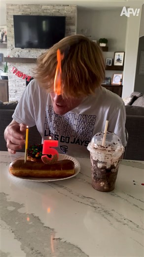 This party's lit! Literally! 🤣 #afv #fail #funny | America's Funniest Home Videos