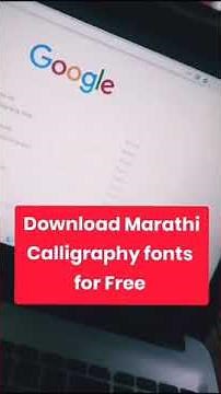 How to download Marathi font | marathi calligraphy fonts download for free | marathi font download
