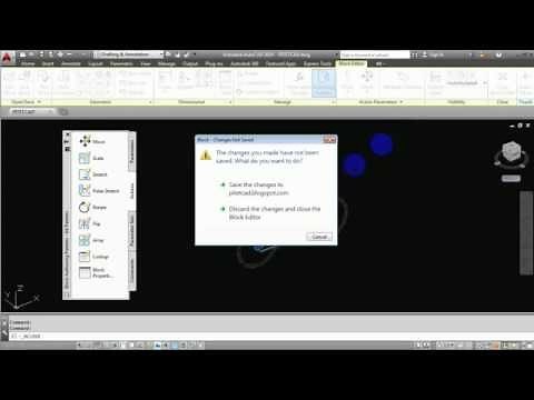 How to Create Block, Edite Block, Insert Block and Delete Block AUTOCAD