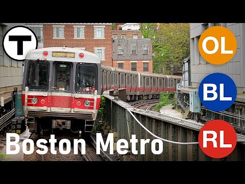 [4K] 🇺🇸 Boston "T" Subway | All the Lines