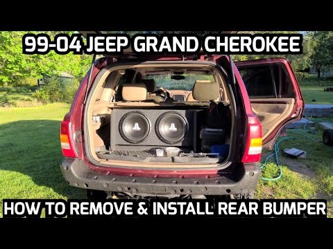 How to Remove and Install the Rear Bumper on a 1999 2000 2001 2002 2003 2004 Jeep Grand Cherokee