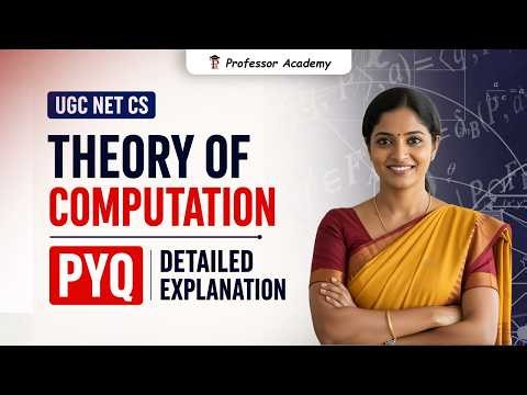UGC NET | Computer Science | Theory of Computation Pyq Detailed Explanation