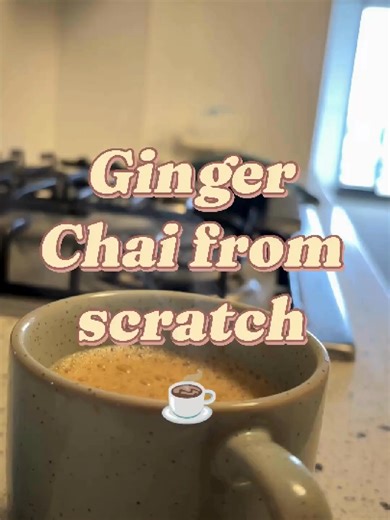Homemade ginger chai made from scratch ☕ A calm, cozy tea-making process with fresh ginger, tea leaves, and milk. Perfect for slow mornings and peaceful moments. #gingerchai #chai #calmvibes #cozymorning #tealover #indiandrinks #cozymorning #calmvibes #slowliving #teareels #cafeaesthetic #newyearvibes #tiktok #CozyDrinks #HomeCafe
