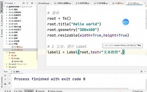 Python界面tkinter第2课-组件