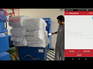 Linen & Laundry Counting, Sorting with RFID