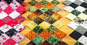 DIY Jagged Edge Table Runner Tutorial