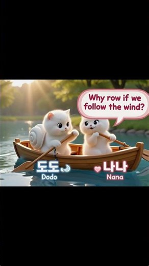 Just follow the wind.. but Nana catches a fish?! 🚣‍♂️🐟