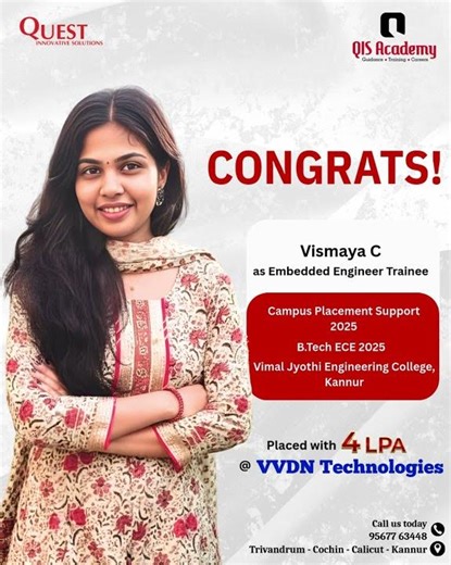 Congarts Vismaya... Embedded Systems Engineer @ VVDN