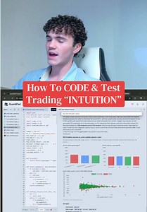 You CAN code discretion / intuition — as long as your “discretion” is anything but absolute randomness. QuantPad is the only AI coding agent with access to institutional-grade historical market data, and with a built-in, deterministic strategy-validation suite (QuantCopilot). #quantpad #quant #quantfinance #algotrading