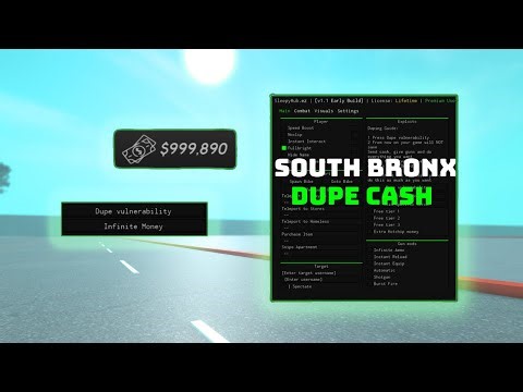 [Dupe] **BEST** South Bronx Script (Dupe cash, guns, autodupe, autofarm etc.)