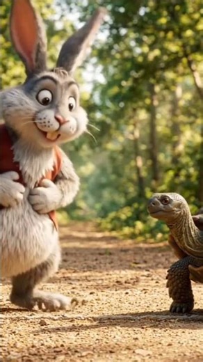 The story of the hare and the tortoise