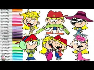 The Loud House Coloring Book Compilation Lola and Lana Loud | SPRiNKLED DONUTS