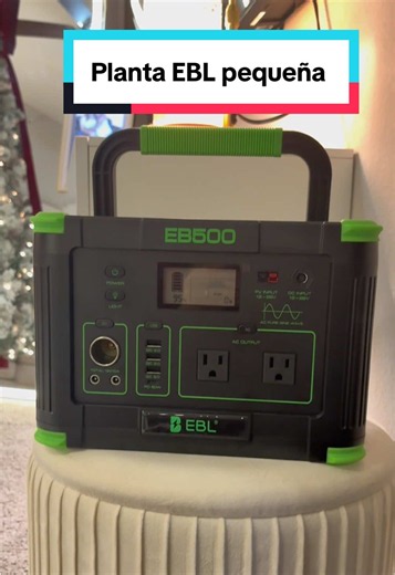 EBL 500W Portable Power Station 519Wh - High Capacity Low Cost Solar Generator for Outdoor Camping and Home Backup, for Hurricane, #eblpowerstation #powerstation #estaciondeenergia #EBL