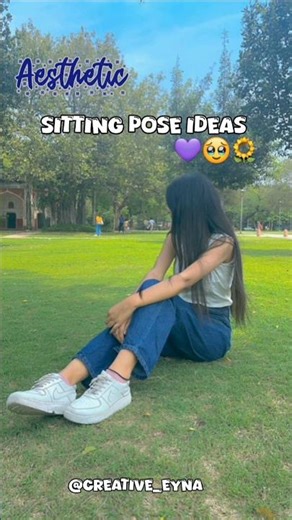 Cute Sitting Poses for Girls 💕 | Easy Instagram Pose Ideas 📸 #sitting #trending #poses #shorts#2026