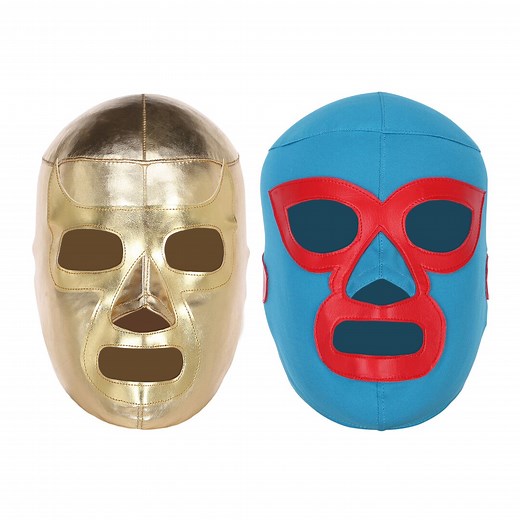 Three Mask | Mexican Wresting Masks (2 Pack) | Authentic Lucha Libre Costume - Adult Size - Etsy