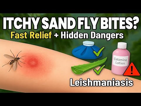 🦟 How to Treat Sandfly Bites FAST | Home Remedies, Prevention & Leishmaniasis Explained!