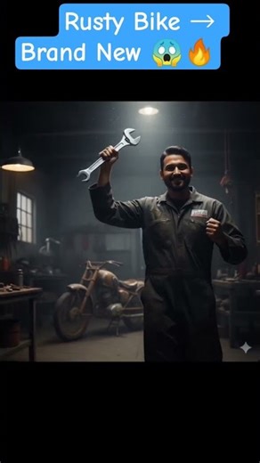 #Rusty Bike →# Brand New 😱#shortsviral 🔥