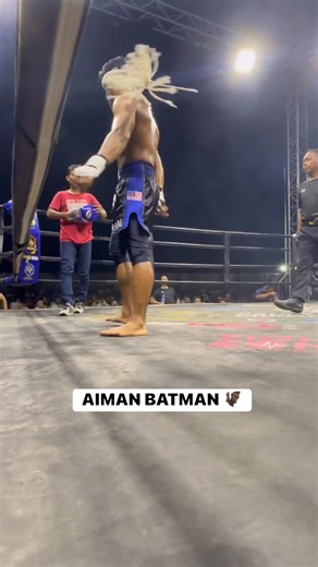 9.2K views · 111 reactions | Aiman Batman Ring Entrance  #muaythai #sports #competition #combatsports #championship #wilayahpahlawan # | Kelantan MuayThai Channel - KMC | Facebook