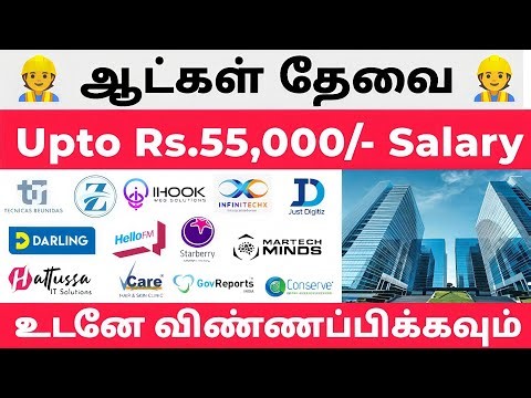 🔥 2026 Chennai, Coimbatore, Madurai, Trichy & Bangalore Jobs | Latest Private Jobs for Freshers