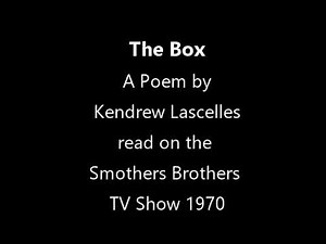 The Box, a poem by Kendrew Lascelles
