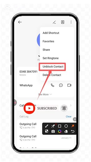 How to unblock a blocked number#shorts #youtubeshorts #viral
