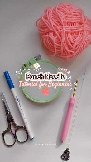 Punch Needle Tutorial for Beginners: Part 2 Techniques