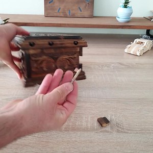Wooden Puzzle Box, Secret Lock Box, Walnut Jewelry Box, Vintage Jewelry Box, Puzzle Box for Adults,jewelry Box, Customized Wood Box With Key - Etsy