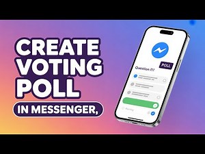 How To Create A Poll On Messenger || Make Poll In Facebook Messenger Group Chat