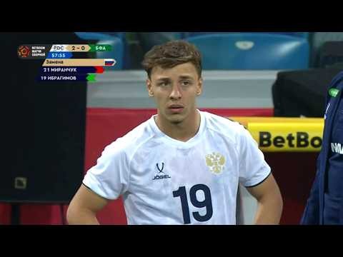 IBRAHIMOV'S FIRST MATCH FOR RUSSIA