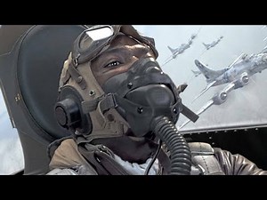 Red Tails - P-51 Mustang air to ground raiding attack on the german supply transport World War 2