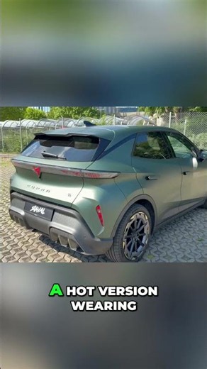 Cupra Raval VZ: The Matte Green Beast You NEED to Drive! #Shorts