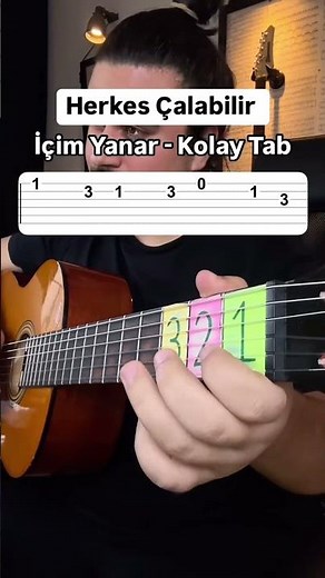 İçim Yanar Yanar - Ferdi Tayfur (Gassal versiyon) Gitar Tab