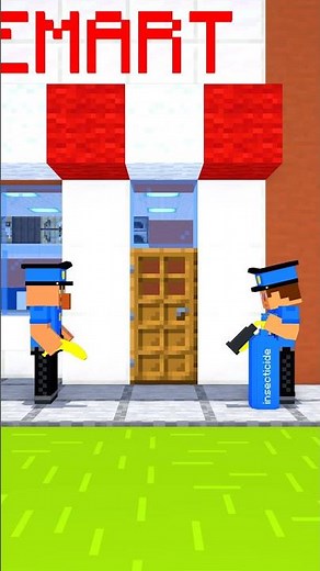 Alex Police Helicopter vs Spider Cake Robber - Minecraft animation #minecraft #shorts