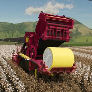 👻 Harvesting cotton 👻 #CottonHarvest #FarmingSimulator22 #JohnDeere #Cotton #CS770 #Traktör #tarla #çiftçi #farming #FS22 #Farming #Farm #Keşfet #Reels #Harvest #Harvester #Real #harvesting #game | Mazarat Gaming