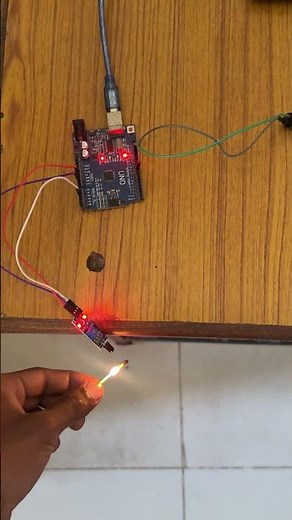 Arduino Flame Detection System with Buzzer | Fire Alarm For Active Learning method