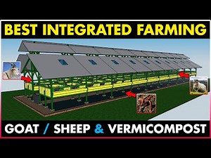 Integrated Goat or Sheep and Vermicomposting Farming | Goat/Sheep & Earthworm Agriculture Together