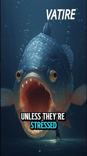 Piranah fishes eat human or not? 🤯