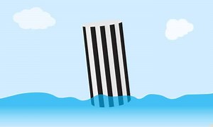 You See a White Marker With Black Vertical Stripes. What Should You Do?