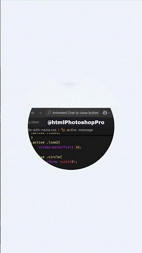 Animated Chat Bubble Button with Popup Message using HTML CSS & JavaScript #short #coding #shorts